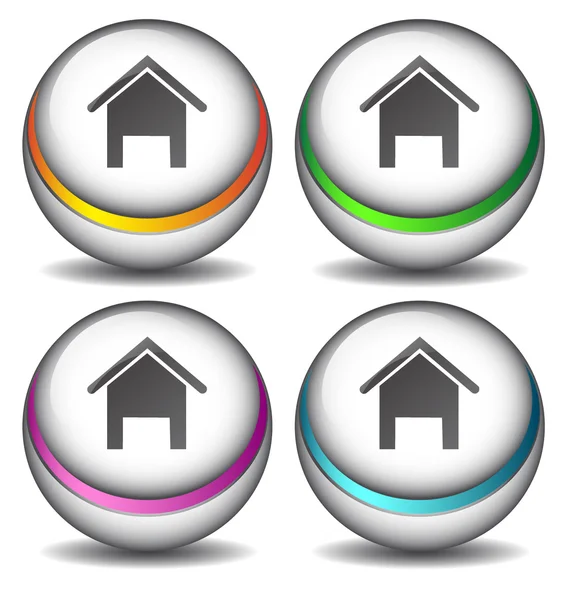 Home button — Stock Vector