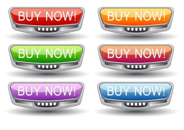 stock vector Buttons buy now
