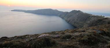 Santorini Adası caldera, Yunanistan