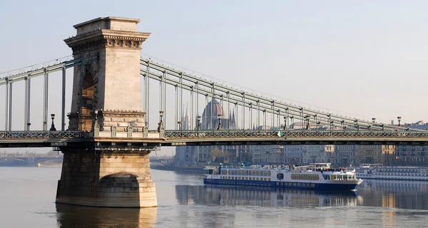 Most Łańcuchowy w Budapeszcie — Zdjęcie stockowe