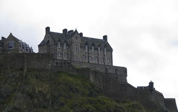 Замок Эдинбург, Шотландия Великобритания — стоковое фото