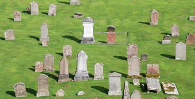 Mezarlık, melrose abbey İskoçya