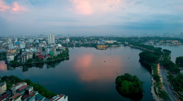 Skyline of Hanoi in Vietnam — Stock Photo, Image