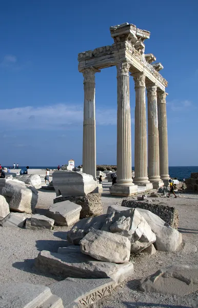 Grekiska ruinerna, sida, Turkiet — Stockfoto