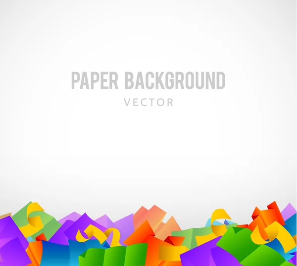 Colorful papers — Stock Vector