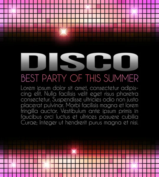 Disco Party Design — Stock Photo, Image