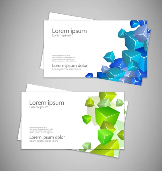 Abstract Modern Business cards — Stock Photo, Image