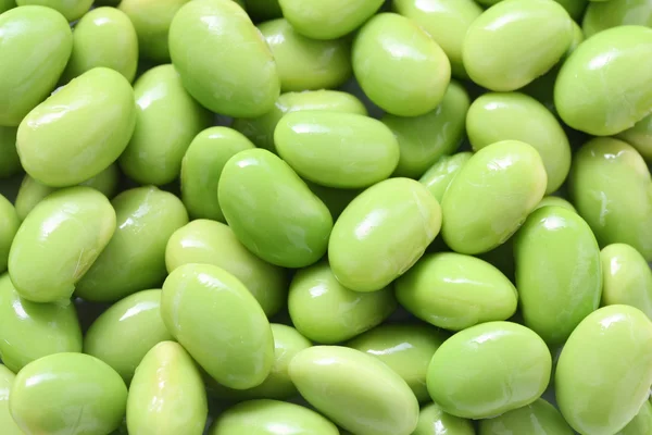 Łuskane edamame, gotowane zielone soi — Zdjęcie stockowe