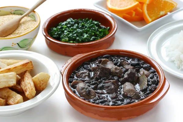 Feijoada, brazilské kuchyně — Stock fotografie
