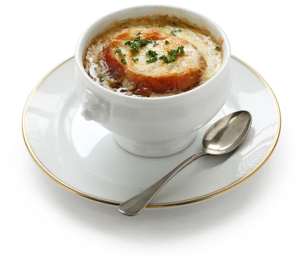法式洋葱汤 — 图库照片