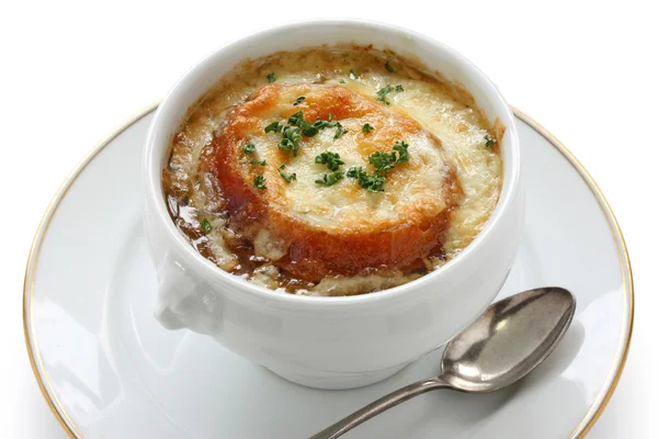 Fransız soğan çorbası — Stok fotoğraf