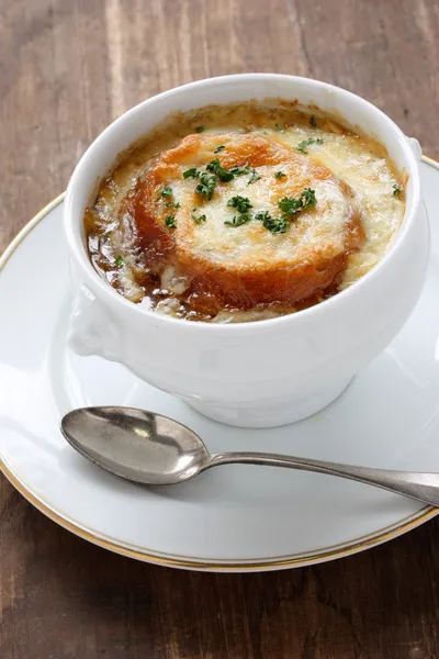 Soupe à l'oignon française — Photo