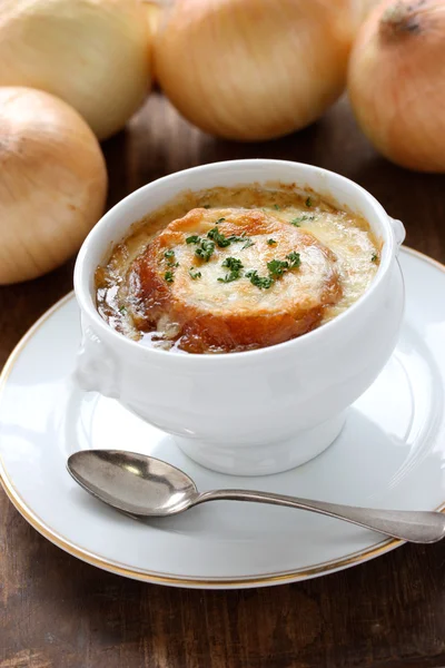 フランス語オニオン スープ — ストック写真