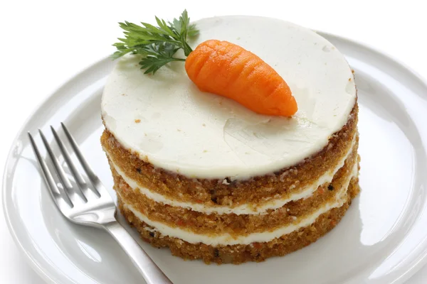 Hausgemachter Karottenkuchen — Stockfoto