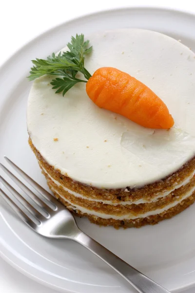 Pastel casero de zanahoria — Foto de Stock