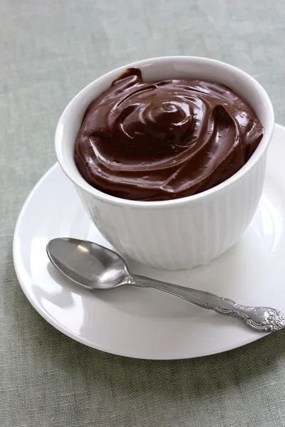 Csokoládé puding — Stock Fotó