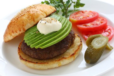 Avokado burger