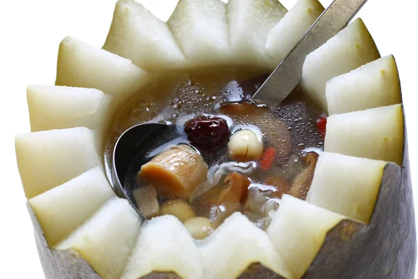 Winter melon soup, chinese cuisine — Stock Photo, Image