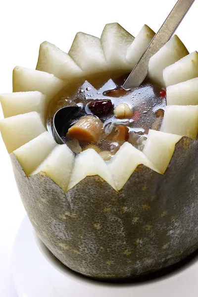 Winter melon soup, chinese cuisine — Stock Image Winter melon soup, chinese cuisine Royalty Free Stock Images