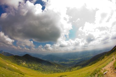 güzel meadow Hills yaz bahar