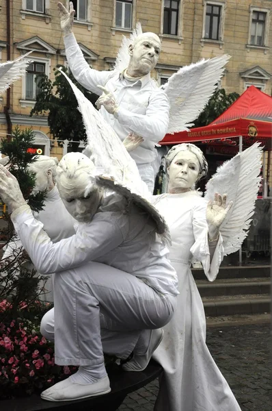 Anjos brancos — Fotografia de Stock