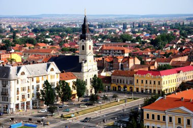 Blick over Oradea city clipart