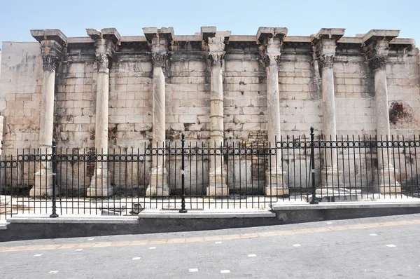 De bibliotheek van Hadrianus - Athene Griekenland — Stockfoto