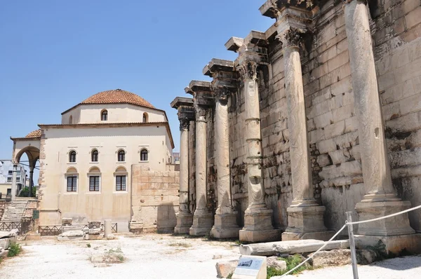 Η βιβλιοθήκη του Αδριανού - Αθήνα — Φωτογραφία Αρχείου