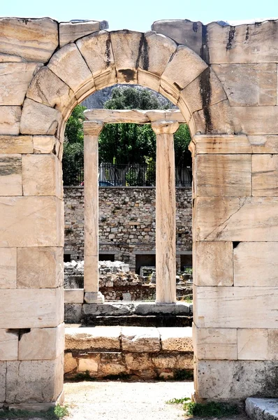 Hadrian - Atina Yunanistan Kütüphanesi — Stok fotoğraf