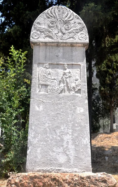 Kerameikos - Atene Grecia - Pietra funeraria — Foto Stock