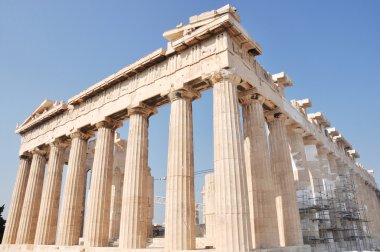 Athenian Acropolis - The Parthenon - Athens Greece clipart