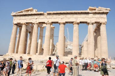 Atina Akropol - parthenon Doğu Yakası - Atina Yunanistan