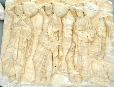 Akropolis Müzesi - orijinal parthenon friz - Atina Yunanistan