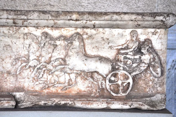 アッタロス彫刻の古代アゴラ - アテネ ギリシャ - 歩廊 — ストック写真