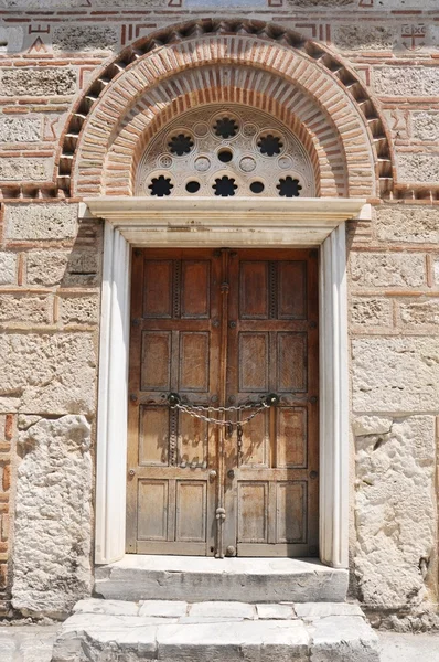 Oude agora - athens, Griekenland - basiliek deur — Stockfoto