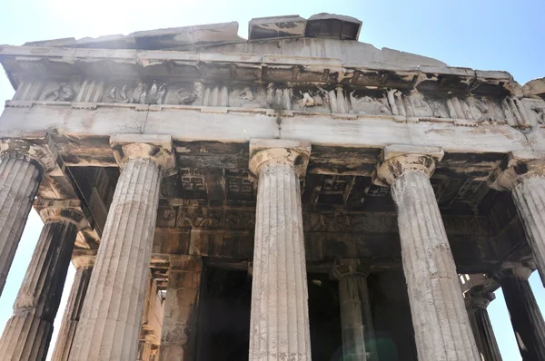 Ancient Agora - Athens Greece - Temple of Hephaistos — Stock Photo, Image