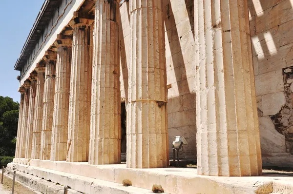 Oude agora - athens, Griekenland - tempel van hephaistos — Stockfoto