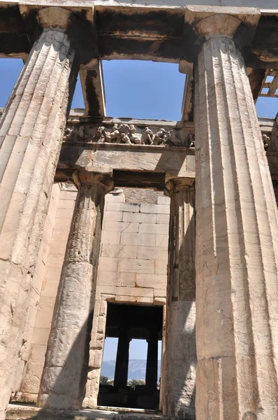 Ágora Antigua - Atenas Grecia - Templo de Hefetos —  Fotos de Stock