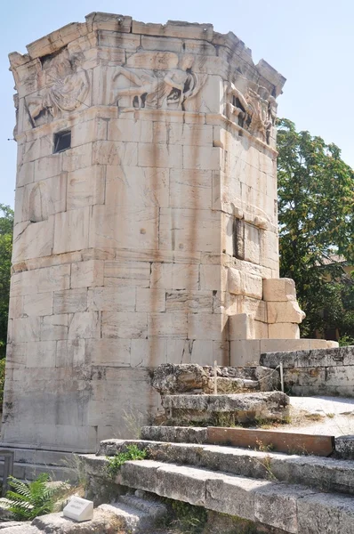 Roman Agora - Atina Yunanistan - Horologion of Kyrrhestos (Tower rüzgarlar) — Stok fotoğraf