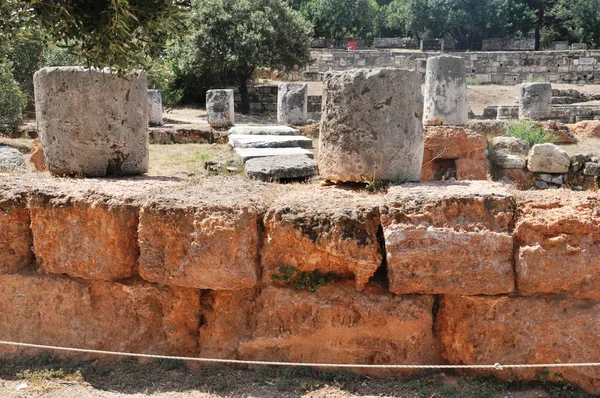 Starożytna agora - Ateny Grecja - środkowy stoa — Zdjęcie stockowe