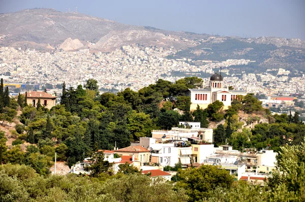 View over the city of Athens Greece — Stock Photo, Image