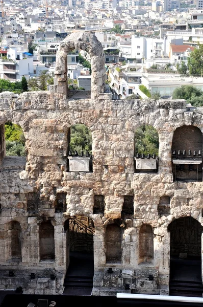 Odeon of Herodes Atticus dettaglio - Atene Grecia — Foto Stock