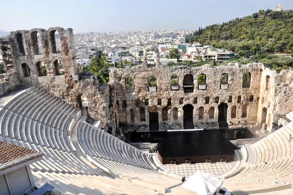 Odeon von herodes atticus - Athen griechenland — Stockfoto