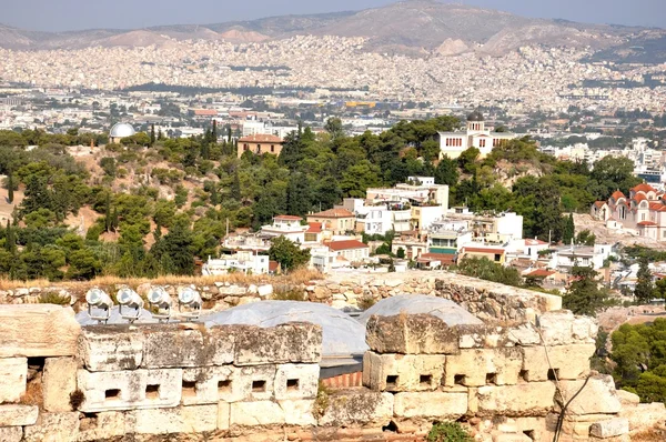 Uitzicht over de stad van Athene Griekenland — Stockfoto