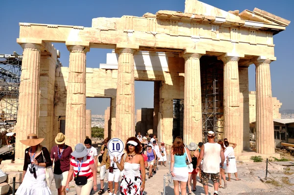 stock image Athenian Acropolis - Entrance - Athens Greece