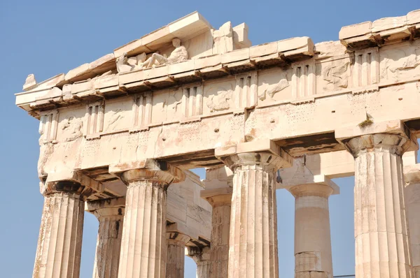 Acrópolis ateniense - Partenón East Side - Atenas Grecia —  Fotos de Stock