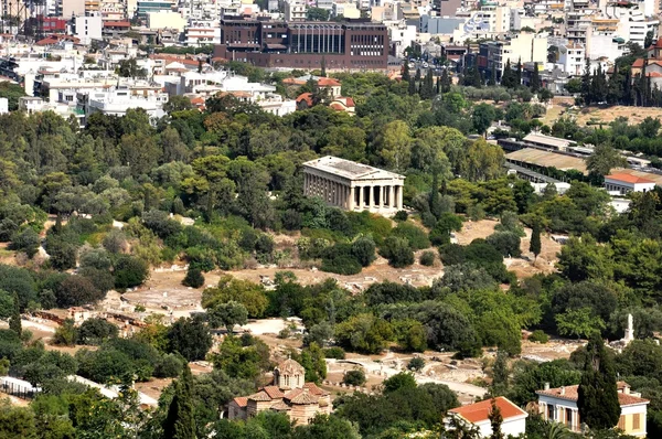 Agorà Antica - Atene Grecia - Veduta al Tempio di Efeso — Foto Stock