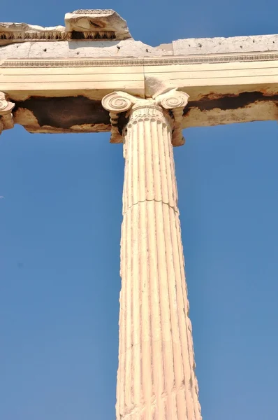 Acropoli ateniese - Dettaglio dell'Eretteo - Atene Grecia — Foto Stock