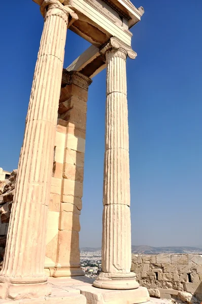Athenian Acropolis - The Erechtheion - Athens Greece — Stock Photo, Image