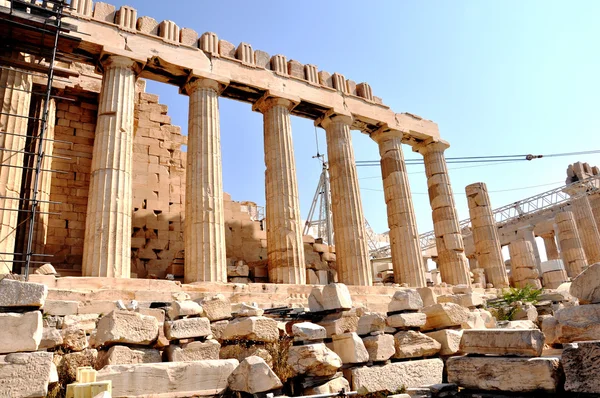 Acrópolis ateniense - Partenón - Atenas Grecia —  Fotos de Stock